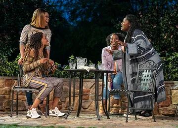 Image of the company of Free Shakespeare in the Park's MUCH ADO ABOUT NOTHING