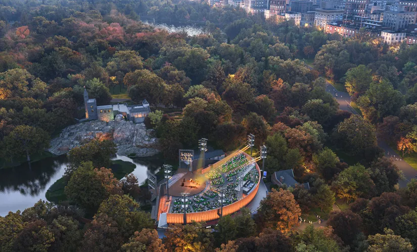 Delacorte Theater rendering