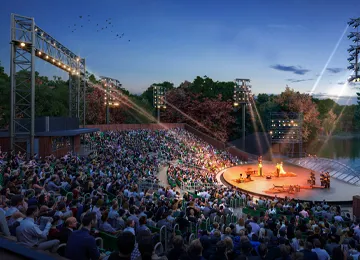 Rendering of The Delacorte Theater