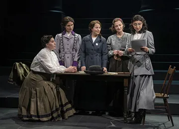 The cast of SUFFS. Photo credit: Joan Marcus.